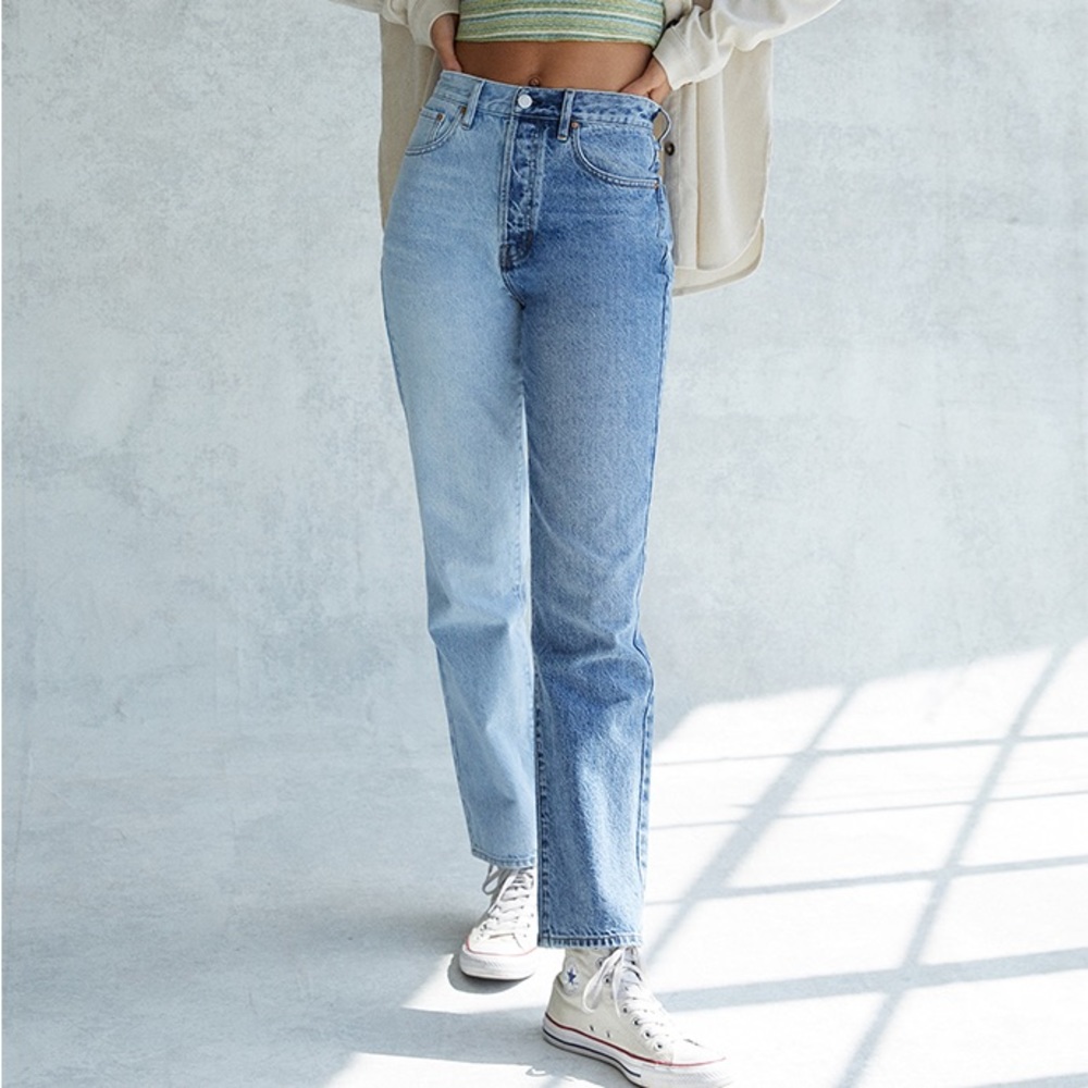 PacSun High Rise Women Jeans - Light and Dark Blue